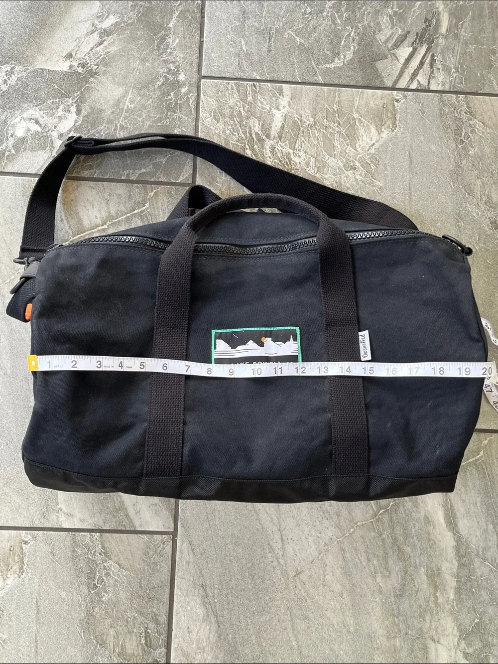 🖤 Owen & Fred R&R 2nd Edition Lake Powell Duffel Bag Canvas Leather Strap